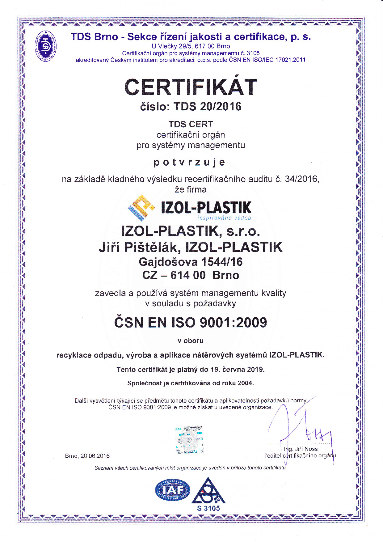 ISO 9001 : 2008
