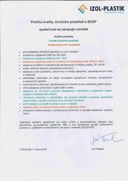 CERTIFIKATY POLITIKA IMS