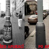 před aplikací - po aplikaci